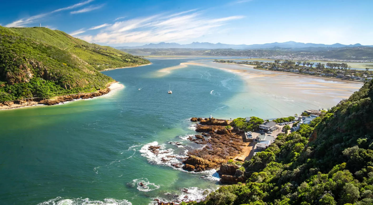 Knysna Heads and lagoon